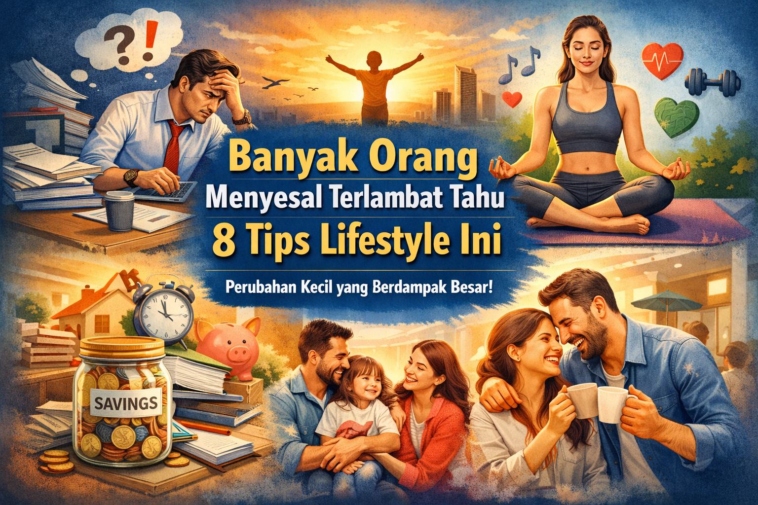 Banyak Orang Menyesal Terlambat Tahu 8 Tips Lifestyle Ini