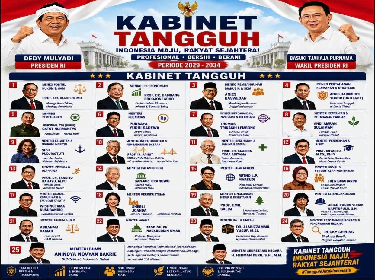 Kabinet KDM-Ahok Ramai di Media Sosial, Kritik Publik atau Sekadar Fantasi Politik?
