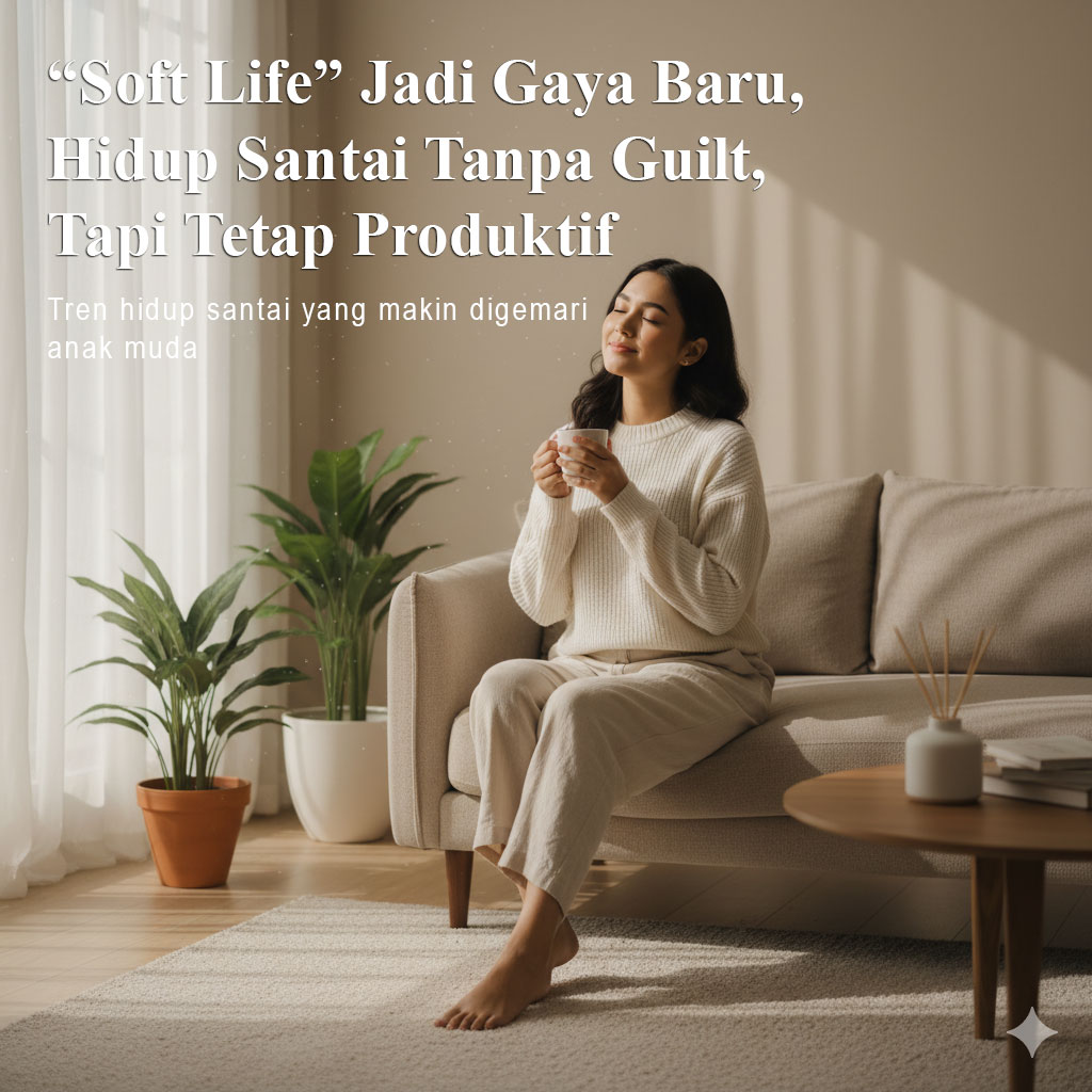 ‘Soft Life’ Jadi Gaya Baru, Hidup Santai Tanpa Guilt, Tapi Tetap Produktif