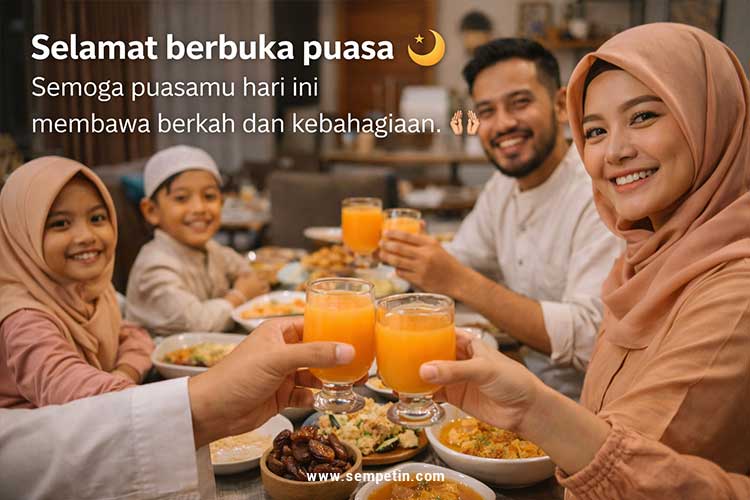 Kata-Kata Ucapan Selamat Berbuka Puasa yang Kreatif, Unik, dan Menyentuh Hati
