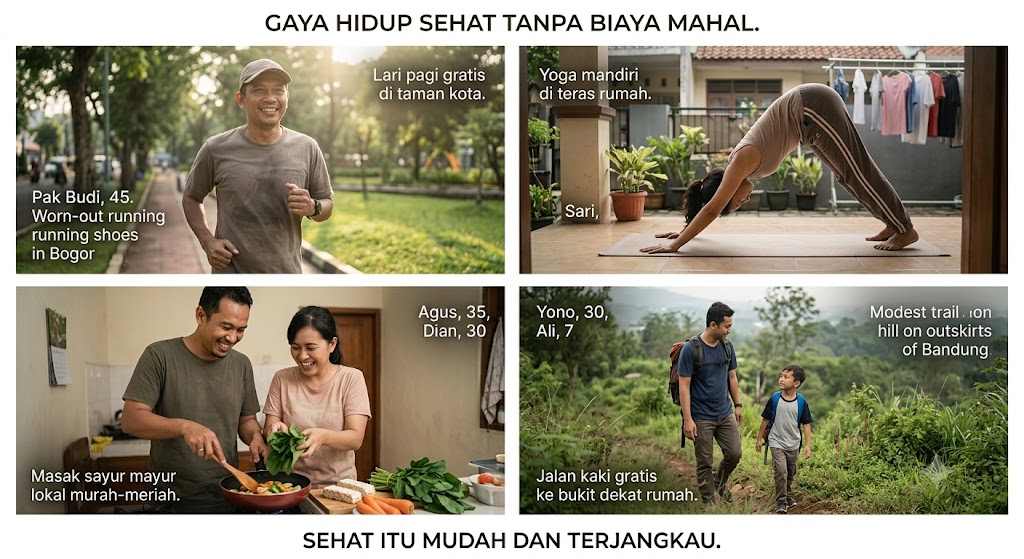 Rahasia Hidup Sehat Tanpa Mengeluarkan Biaya Mahal: Cara Sederhana Menjaga Tubuh Tetap Bugar